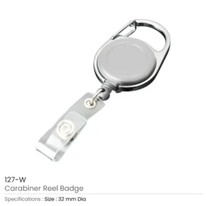Reel Badges with Carabiner and Belt Clip - Image 8