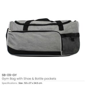 Gym Bags with Shoe and Bottle Pockets - Image 5