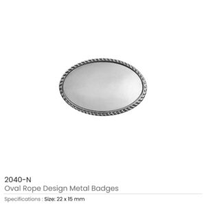 Oval Rope Design Logo Badges - Image 6