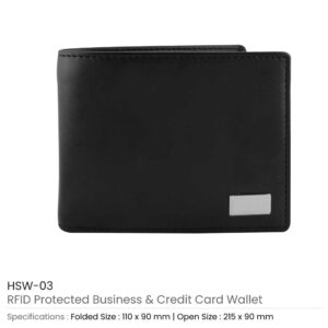 RFID Protected BI-fold Coin Wallets - Image 4