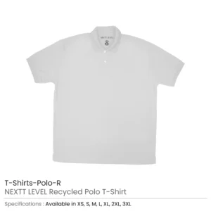 NEXTT LEVEL Recycled Polo T-Shirts - Image 3