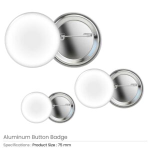 Aluminum Button Badges - Image 3