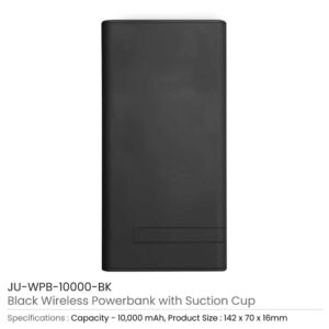 Wireless Power Bank 10000 mAh with Suction Cups - Image 4