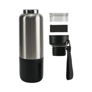 Multi-function SS Bottles, Double Wall, Base Cup, Lanyard, 500ml - Image 8
