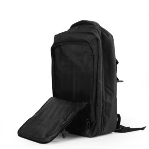 Travel Backpacks in Black Polyester Material - Image 6