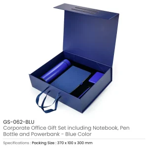 Corporate Office Gift Set in Color Themed Box with Ribbon Handle - Image 7