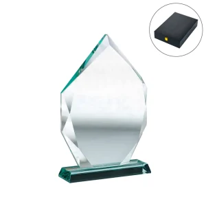 Iceberg Design Crystal Awards with Glass Base