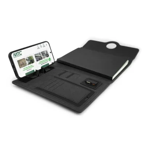Powerbank Portfolio Notebook, 8000 mAh, with 15W Wireless Charging - Image 3