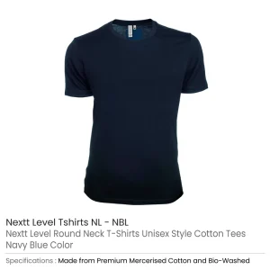 Nextt Level Bio-Washed Round Neck T-Shirts for Men - Image 9