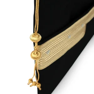 Laptop Sleeve Zipper Pouch with Tassel and Arabic Bisht Design Embroidery - Image 4