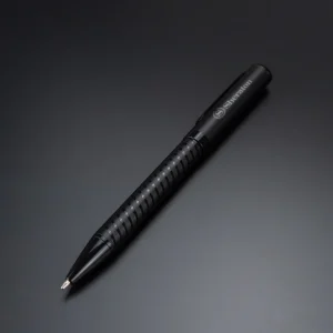 Black Metal Pens with Spiral Design Barrel - Image 4