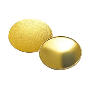 Gold Round Metal Badges with Magnet Attachment - Image 7