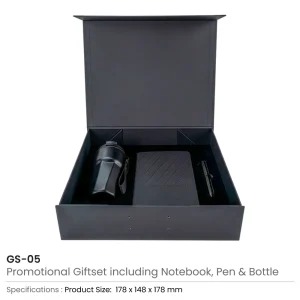 Premium Corporate Gift Sets in Black Magnetic Closure Gift Box - Image 3