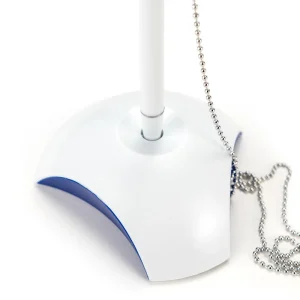 Counter Pen with Base Holder and Secured Chain – Blue Ink - Image 10