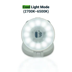 Pocket Selfie Ring Light with MagSafe, Bi-Color LED, 180° Flip Design - Image 10