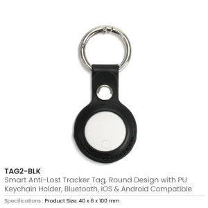 Smart Anti-Loss Tracker with PU Keychain – Track It Anywhere - Image 7